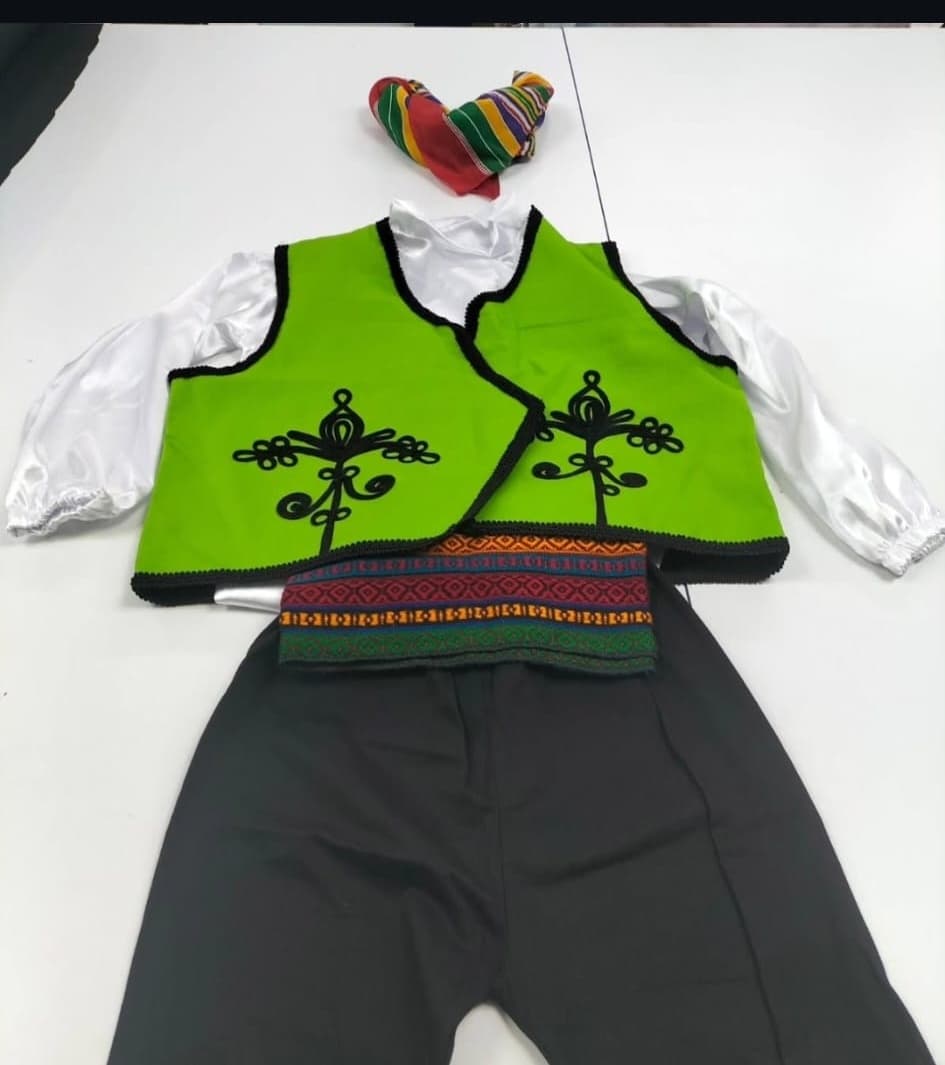 Ege Zeybek Erkek Kostümü (Yeşil)